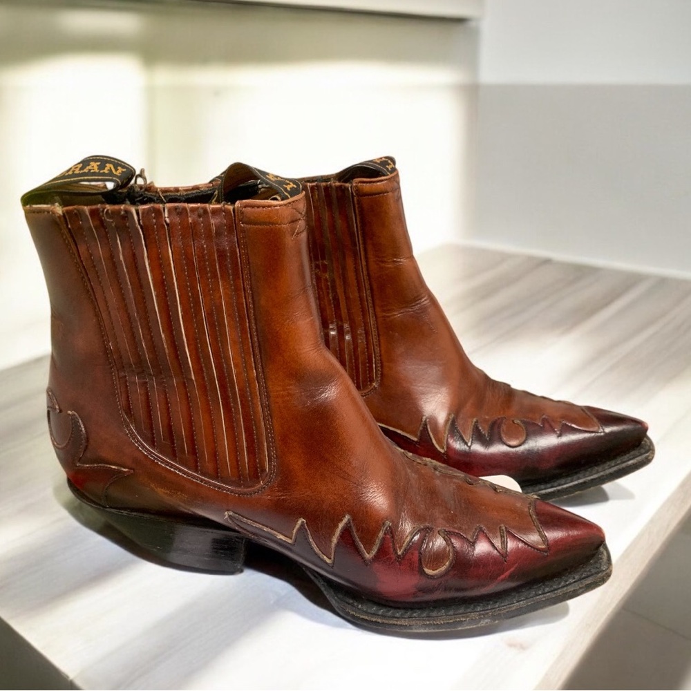 Le Gran Bota Woman’s Brown Leather Western Boots - Handmade in Mexico